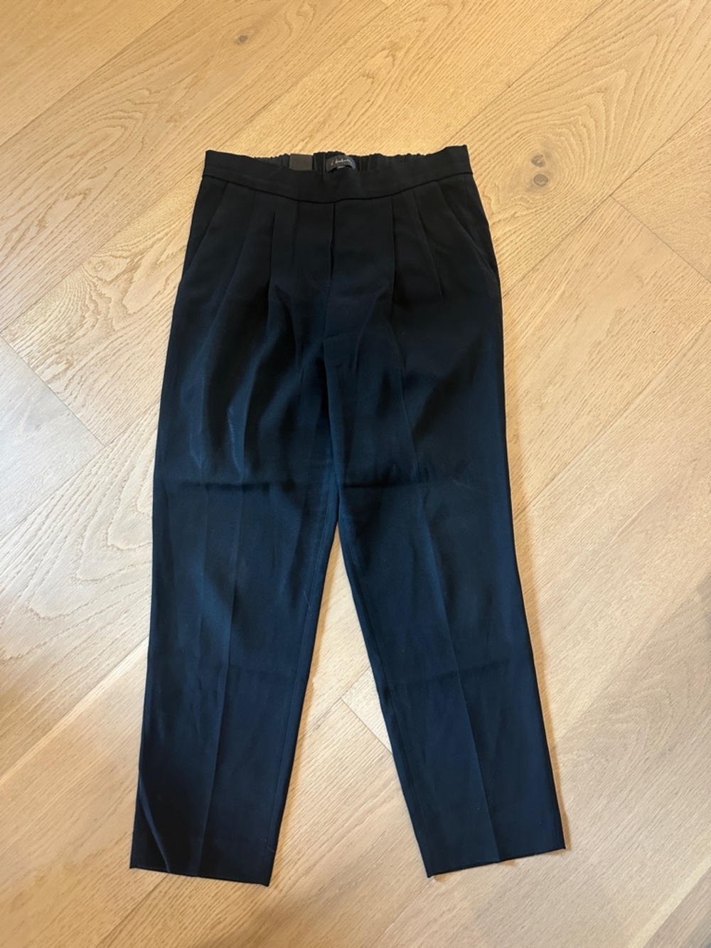 Babaton Black Pleated Men's Dress Pants